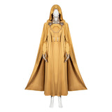 Doomsday Latverian Witch Women Yellow Robe Cosplay Costume Outfit Halloween Carnival Suit