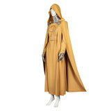 Doomsday Latverian Witch Women Yellow Robe Cosplay Costume Outfit Halloween Carnival Suit