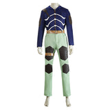 Doro He Doro Caiman Blue and Green Outfit Cosplay Costume Outfit Halloween Carnival Suit