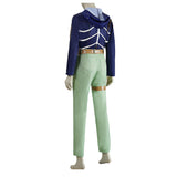 Doro He Doro Caiman Blue and Green Outfit Cosplay Costume Outfit Halloween Carnival Suit