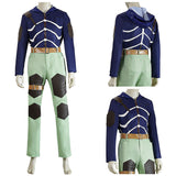 Doro He Doro Caiman Blue and Green Outfit Cosplay Costume Outfit Halloween Carnival Suit