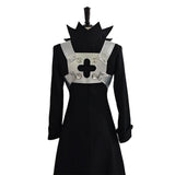 Dr Stone Xeno Black Suit Cosplay Costume Outfit Halloween Carnival Suit