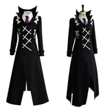 Dr Stone Xeno Black Suit Cosplay Costume Outfit Halloween Carnival Suit