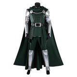 Dr.Doom Green Deluxe Set Cosplay Costume Outfit Halloween Carnival Suit