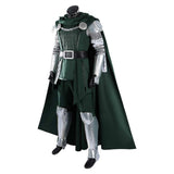 Dr.Doom Green Deluxe Set Cosplay Costume Outfit Halloween Carnival Suit