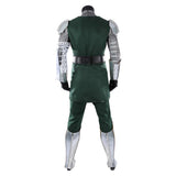 Dr.Doom Green Deluxe Set Cosplay Costume Outfit Halloween Carnival Suit