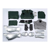 Dr.Doom Green Deluxe Set Cosplay Costume Outfit Halloween Carnival Suit