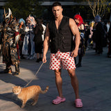Dungeon Crawler Carl Carl Black Vest and Polka Dot Shorts Cosplay Costume Outfit Halloween Carnival Suit