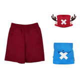 One Piece Live-Action Chopper Kids Children Red Pants Cosplay Costume Outfit Halloween Carnival Suit