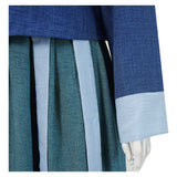 East Palace Saeng Gang Women Blue Outfit Cosplay Costume Outfit Halloween Carnival Suit