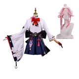 Honkai: Star Rail Evanescia Women White Outfit Cosplay Costume Outfit Halloween Carnival Suit