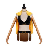Elbaf Arc Nami Women Yellow Outfit Cosplay Costume Outfit Halloween Carnival Suit