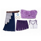Elbaf Arc Nico Robin Women Purple Outfit Cosplay Costume Outfit Halloween Carnival Suit