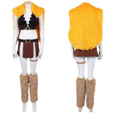 Elbaph Arc Nami Women Black Outfit Cosplay Costume Outfit Halloween Carnival Suit