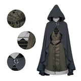 Elden Ring Melina Women Gray Hat Robe Cosplay Costume Outfit Halloween Carnival Suit