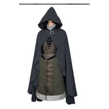 Elden Ring Melina Women Gray Hat Robe Cosplay Costume Outfit Halloween Carnival Suit