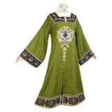 Elden Ring Rya Women Green Outfit Cosplay Costume Outfit Halloween Carnival Suit