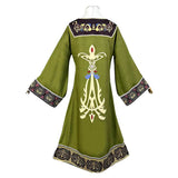 Elden Ring Rya Women Green Outfit Cosplay Costume Outfit Halloween Carnival Suit