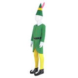 Elf: Buddy's Musical Christmas Buddy Kids Children Green Outfit Cosplay Costume Outfits Halloween Carnival Suit