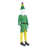 Elf: Buddy's Musical Christmas Buddy Kids Children Green Outfit Cosplay Costume Outfits Halloween Carnival Suit