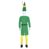 Elf: Buddy's Musical Christmas Buddy Kids Children Green Outfit Cosplay Costume Outfits Halloween Carnival Suit