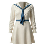 Enola Holmes 3 Enola Women White Sailor Outfit Cosplay Costume Outfit Halloween Carnival Suit