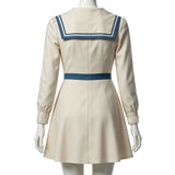 Enola Holmes 3 Enola Women White Sailor Outfit Cosplay Costume Outfit Halloween Carnival Suit
