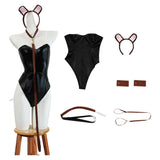 Euphoria Season 3 Cassie Women Black Puppy Outfit Cosplay Costume Outfit Halloween Carnival Suit