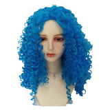 Evie Cosplay Blue Wig Heat Resistant Synthetic Hair Carnival Halloween Party Props