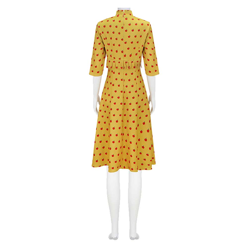 yellow apple dress Fantastic Mr. Fox Mrs Fox