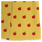 Fantastic Mr. Fox Mrs Fox Yellow Dress Apple Pattern Outfit Cosplay Costume Outfits Halloween Carnival Suit