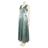 Final Destination: Bloodlines Stefanie Green Dress Cosplay Costume Outfits Halloween Carnival Suit