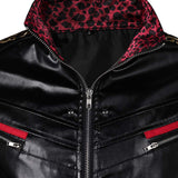 Final Fantasy Cloud Black Leather Coat Cosplay Costume Outfits Halloween Carnival Suit