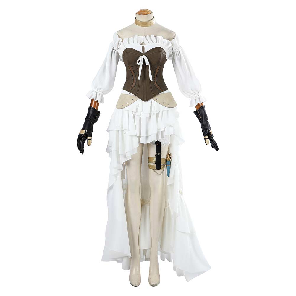 Final Fantasy Ishgard White Dress Outfit Cosplay Costume Outfits Hallo TrendsinCosplay Final Fantasy Ishgard White Dress Outfit Cosplay Costume Outfits Hallo TrendsinCosplay