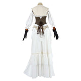 Final Fantasy Ishgard White Dress Outfit Cosplay Costume Outfits Halloween Carnival Suit