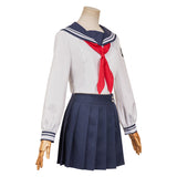 Final Fantasy Tifa Lockhart  White Uniform Dress Cosplay Costume Outfits Halloween Carnival Suit