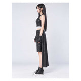 Final Fantasy Tifa Lockhart Women Black Outfit Cosplay Costume Outfit Halloween Carnival Suit