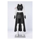 Final Fantasy Tifa Lockhart Women Black Outfit Cosplay Costume Outfit Halloween Carnival Suit