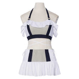 Final Fantasy Tifa Lockhart Women White Swimsuit Cosplay Costume Outfit Halloween Carnival Suit