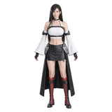 Final Fantasy VII Revelation Tifa Lockhart Women White Outfit Cosplay Costume Outfit Halloween Carnival Suit