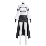 Final Fantasy VII Revelation Tifa Lockhart Women White Outfit Cosplay Costume Outfit Halloween Carnival Suit