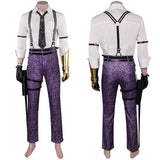 Final Fantasy Vincent Valentine Purple Outfit Cosplay Costume Outfits Halloween Carnival Suit