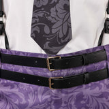 Final Fantasy Vincent Valentine Purple Outfit Cosplay Costume Outfits Halloween Carnival Suit