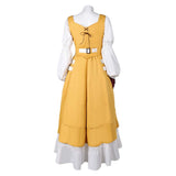 Final Fantasy XVI Game Aerith Gainsborough Women Yellow Dress Cosplay Costume Outfits Halloween Carnival Suit