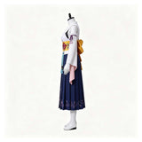 Final Fantasy Yuna Women White Kimono Cosplay Costume Outfit Halloween Carnival Suit