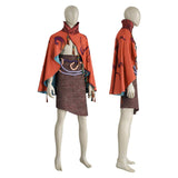 Fire And Ash Peylak Orange Outfit Cosplay Costume Outfits Halloween Carnival Suit