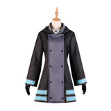 Fire Force 2025 Maki Oze Women Black Outfit Cosplay Costume Outfits Halloween Carnival Suit
