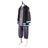 Fire Force 2025 Shinra Kusakabe Top Pants Set Cosplay Costume Outfits Halloween Carnival Suit