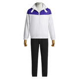 Fool Night Toshiro Kamiya White Coat Outfit Cosplay Costume Outfit Halloween Carnival Suit