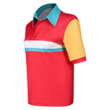 Forgotten Island Jo Women Red Top Cosplay Costume Outfit Halloween Carnival Suit